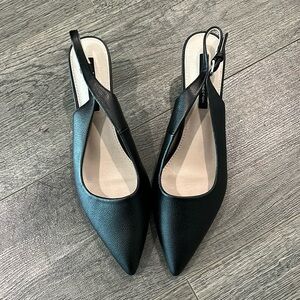 French Connection black heels (kitten)